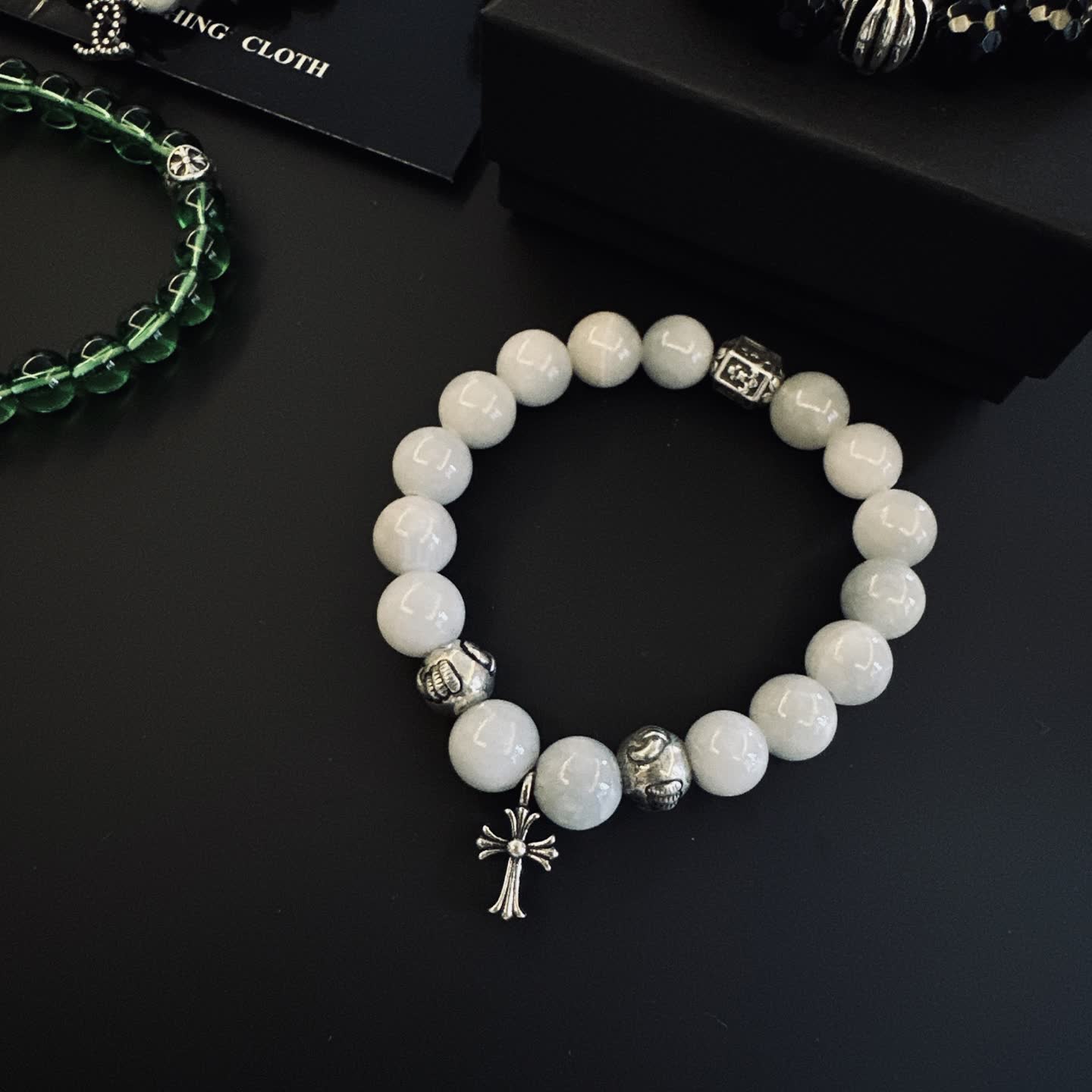 Chrome Hearts Beaded Bracelet Set